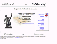 Tablet Screenshot of kretzschmann-violinen.de